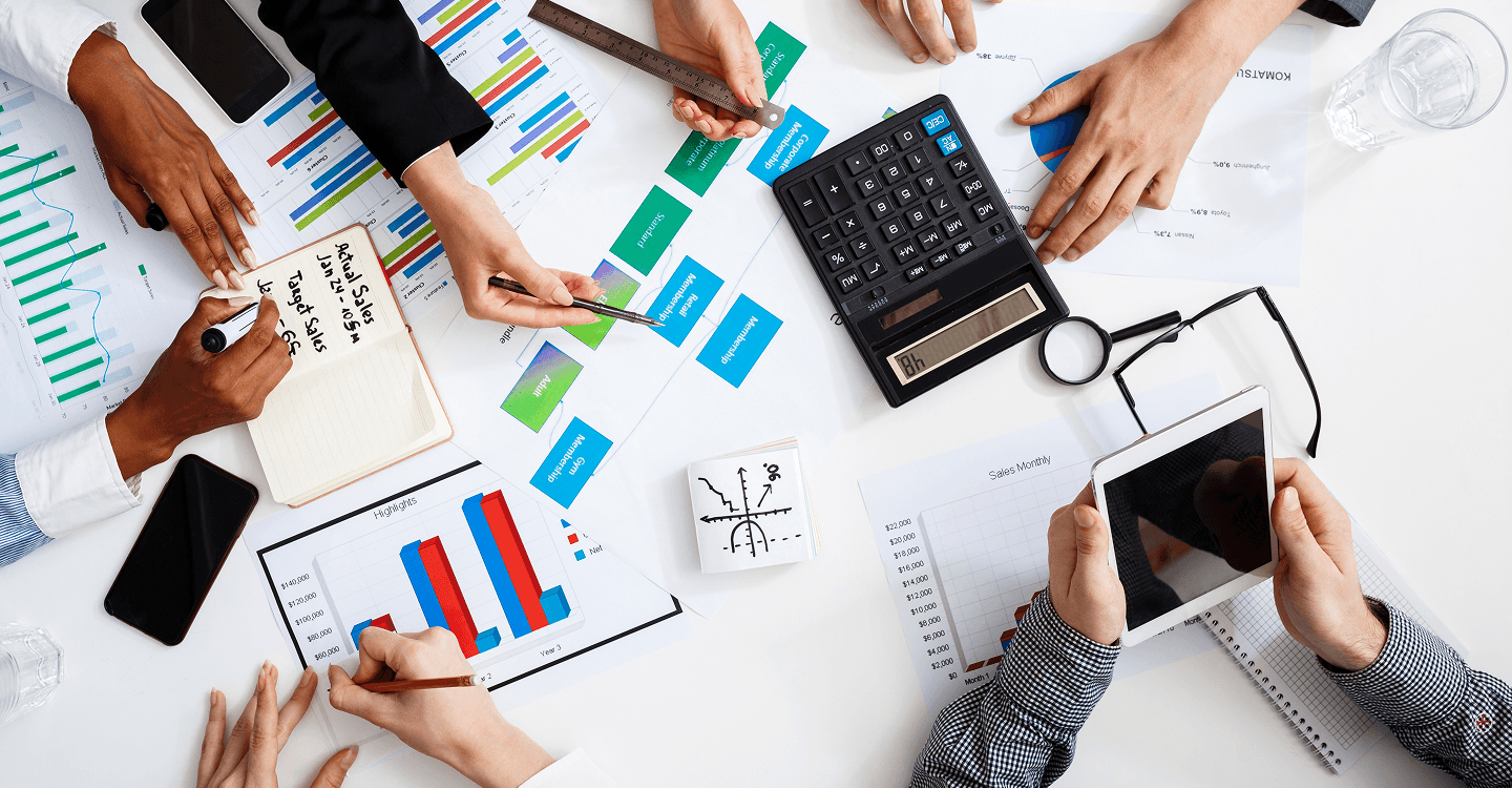 Accountant maintaining books